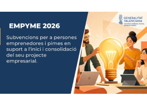AJUDES EMPYME 2026 PER A PERSONES EMPRENEDORES I PIMES.
