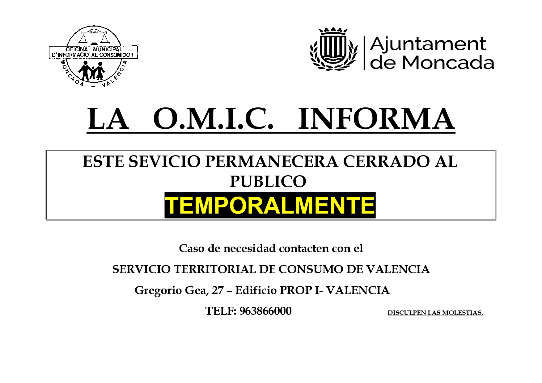 TANCAMENT TEMPORAL DE L´OMIC